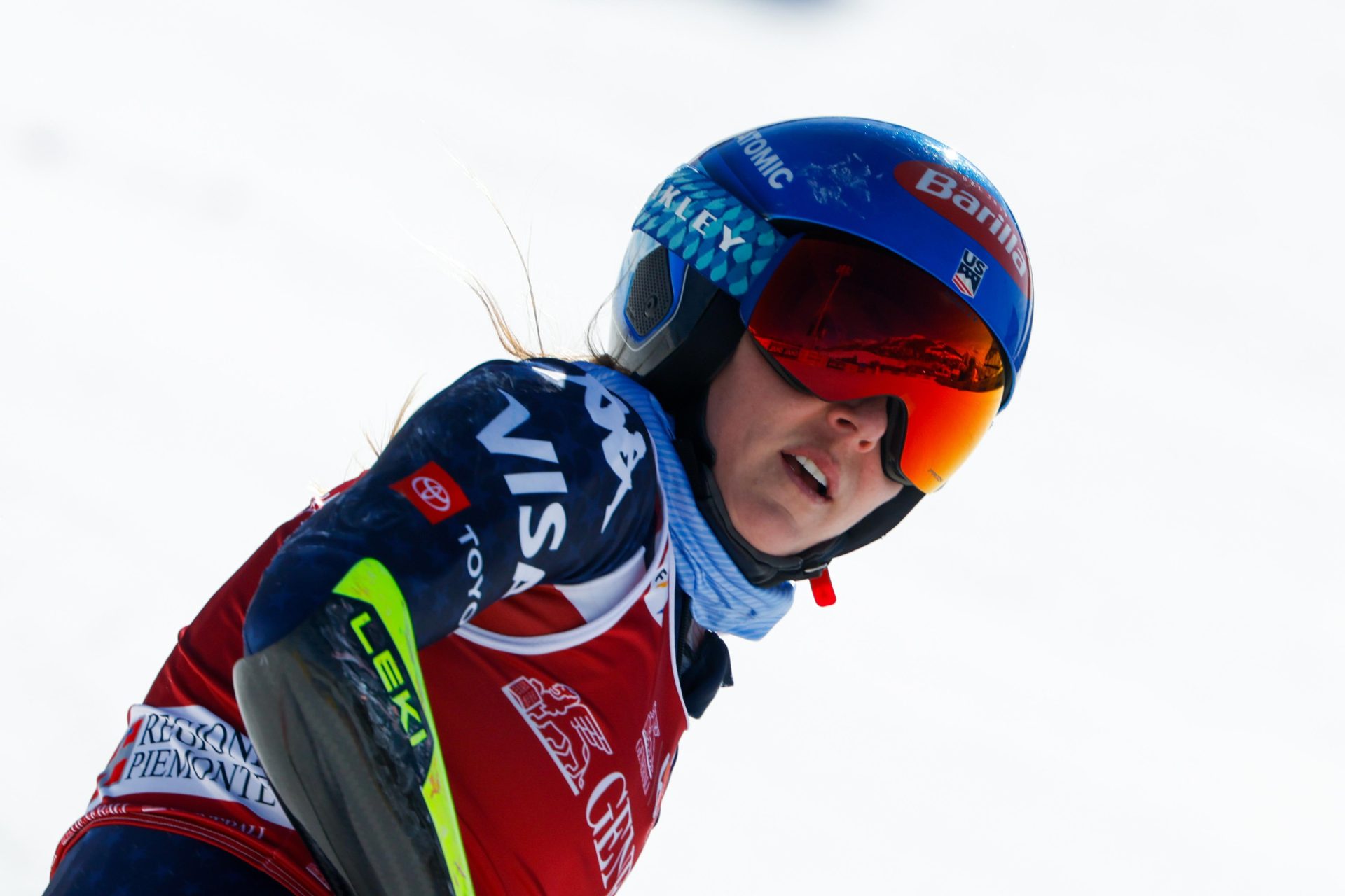 Just months after puncture wound injury, Mikaela Shiffrin shows why she’s the GOAT