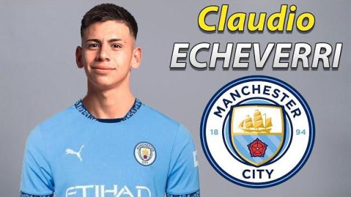 Echeverri joins City squad after River Plate loan