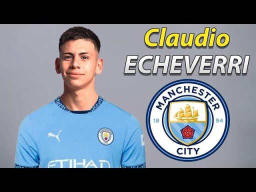 Echeverri joins City squad after River Plate loan