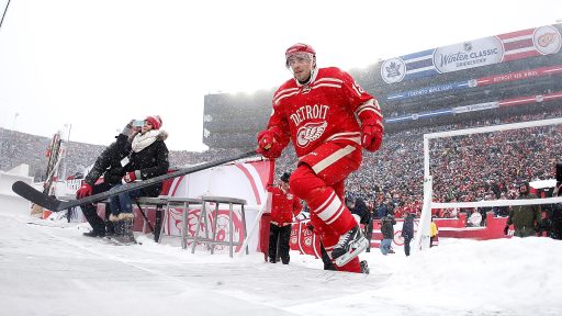 From a prison to The Shoe: Red Wings no strangers to outdoor games