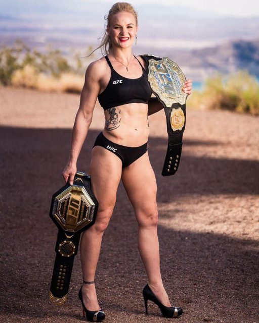 Valentina Shevchenko and Demetrious Johnson make GOAT case … for each other